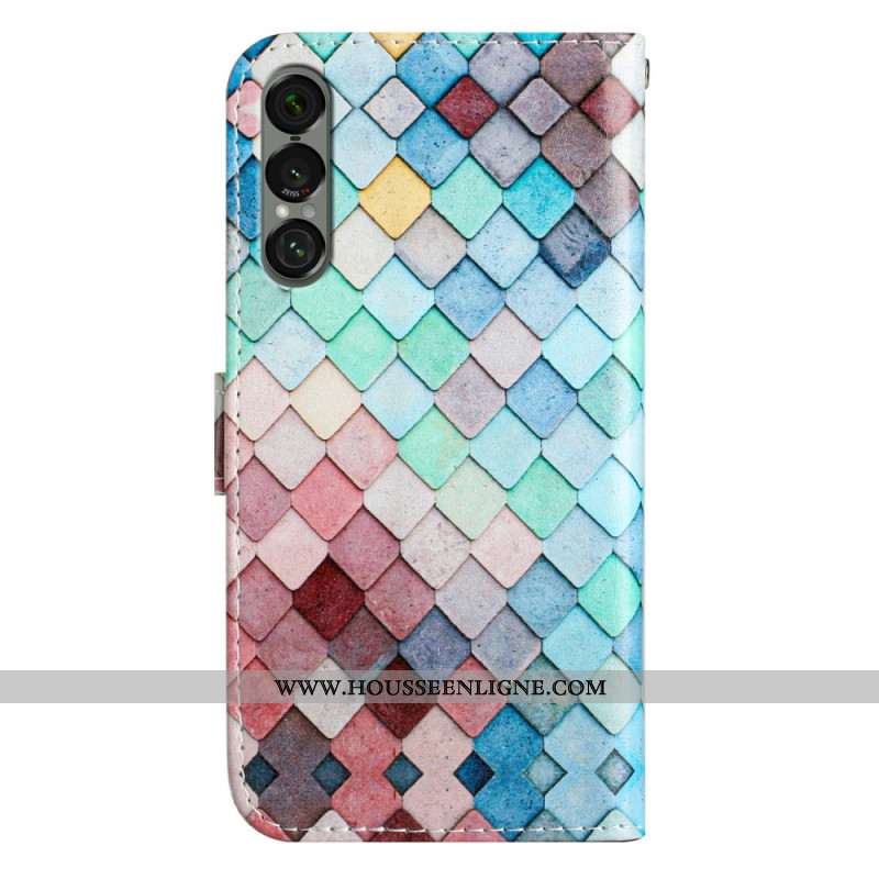 Housse Sony Xperia 1 VII Motif Grille