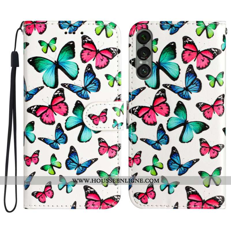 Housse Sony Xperia 1 VII Motif Papillons