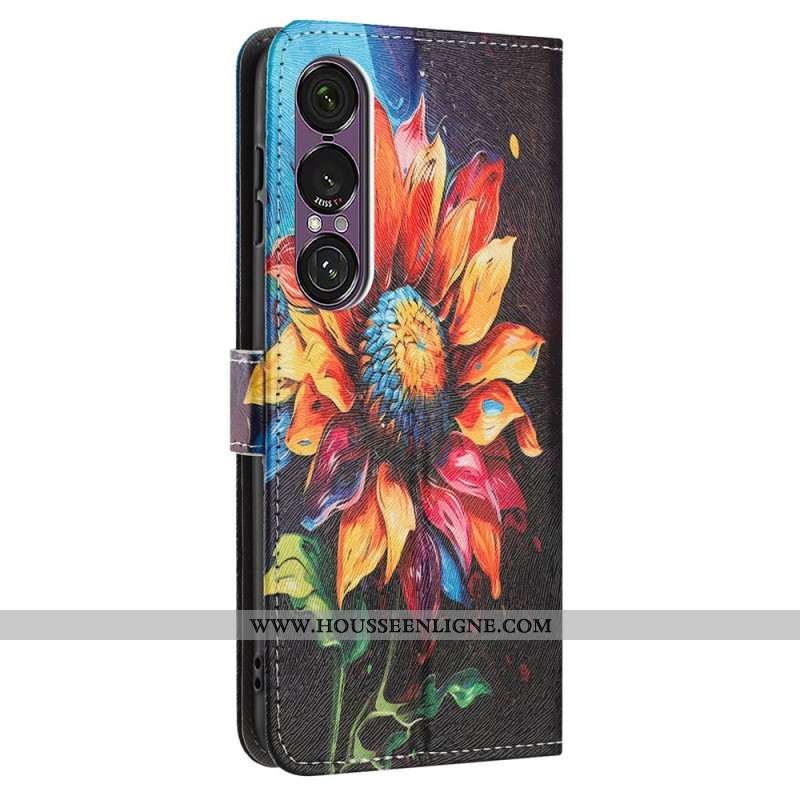 Housse Sony Xperia 1 VII Motif Tournesol