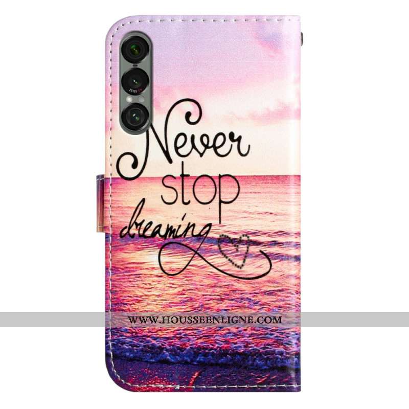 Housse Sony Xperia 1 VII Never Stop Dreaming