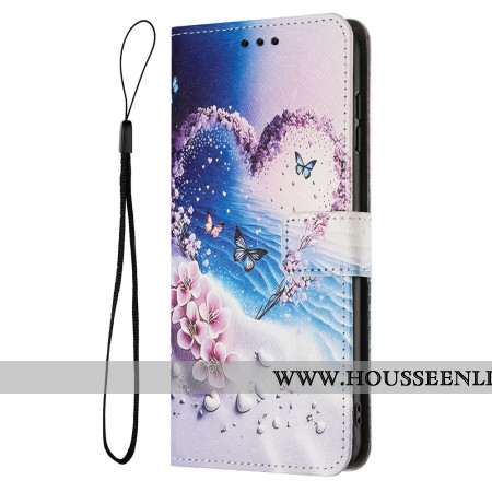 Housse Sony Xperia 1 VII Papillon et Cœur