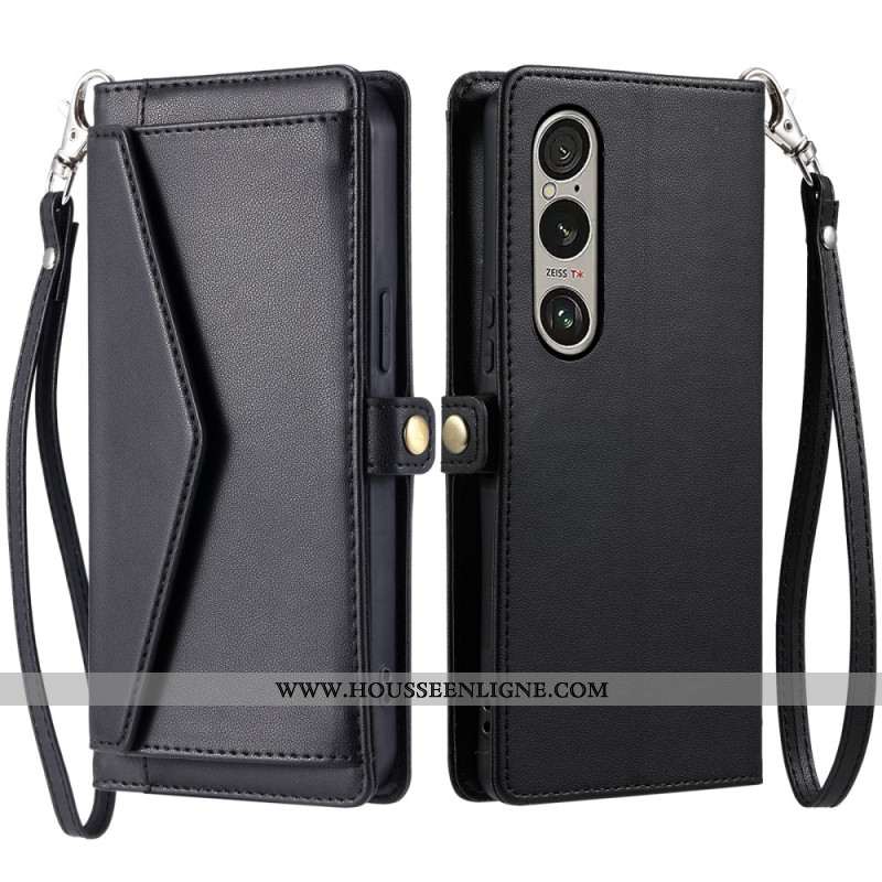 Housse Sony Xperia 1 VII Pochette et Lanière