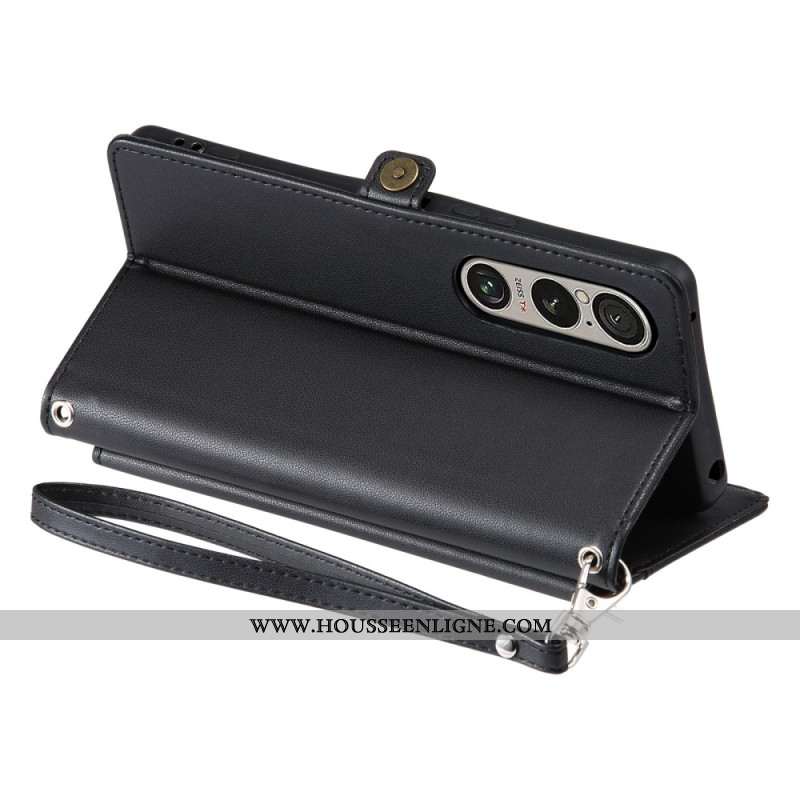 Housse Sony Xperia 1 VII Pochette et Lanière