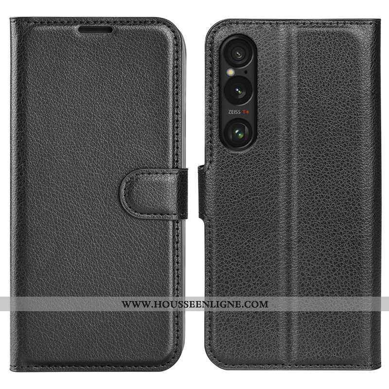 Housse Sony Xperia 1 VII Simili Cuir Classique