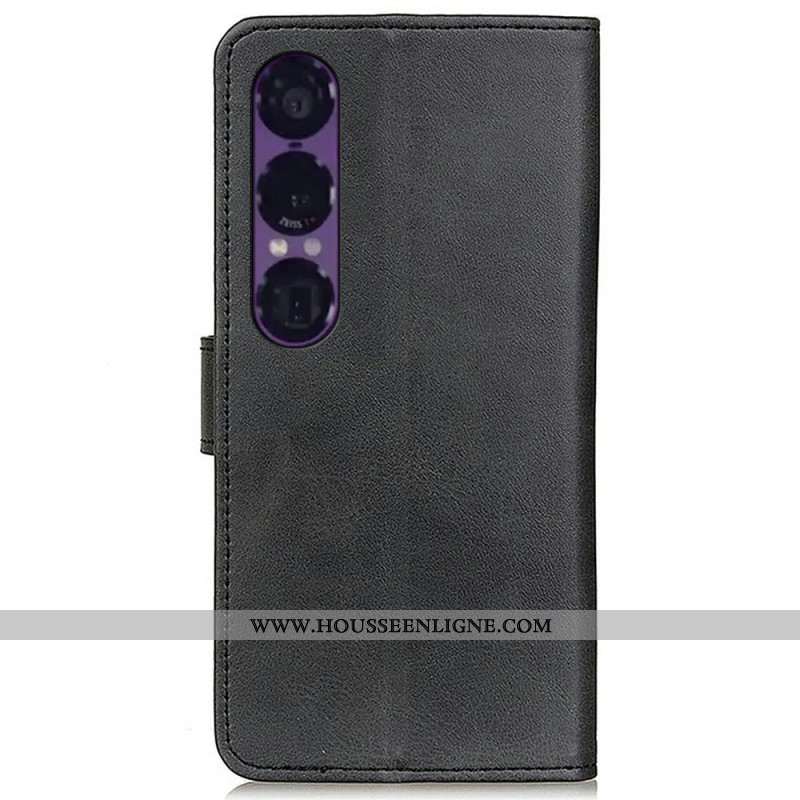 Housse Sony Xperia 1 VII Simili Cuir Mat
