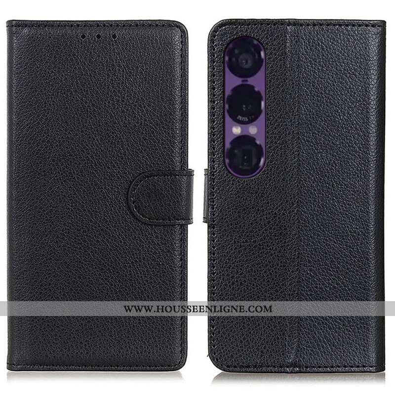 Housse Sony Xperia 1 VII Simili Cuir Traditionnel