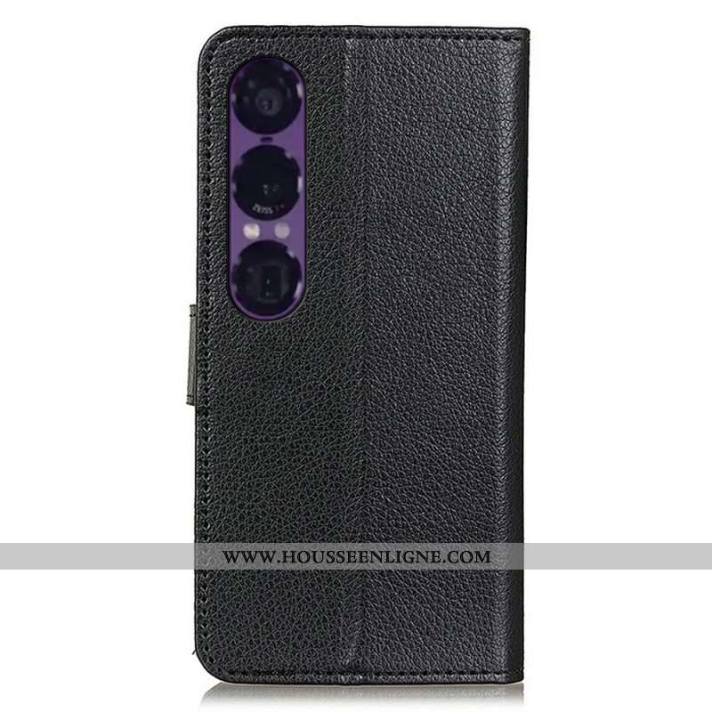 Housse Sony Xperia 1 VII Simili Cuir Traditionnel