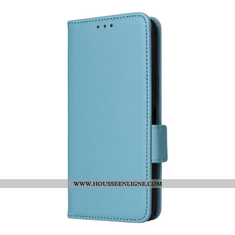 Housse Sony Xperia 1 VII Texture Litchi à Lanière