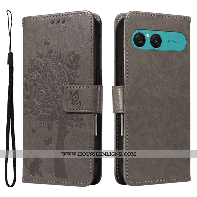 Housse Sony Xperia 10 VII Arbre au Chat