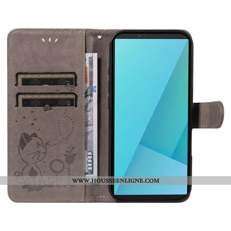 Housse Sony Xperia 10 VII Chat et Abeille