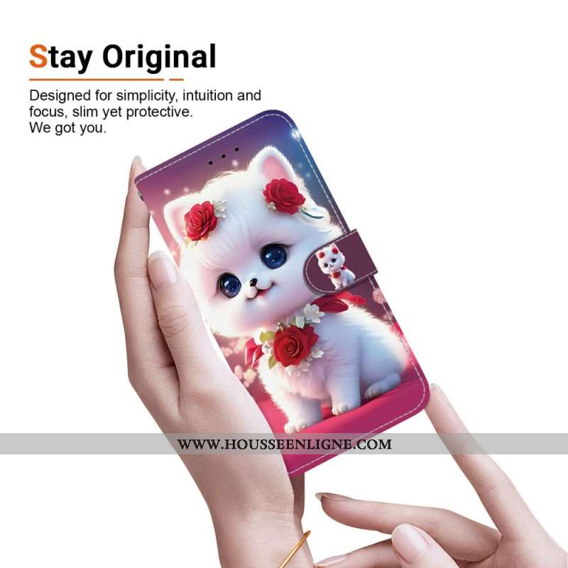 Housse Sony Xperia 10 VII Chat et Roses