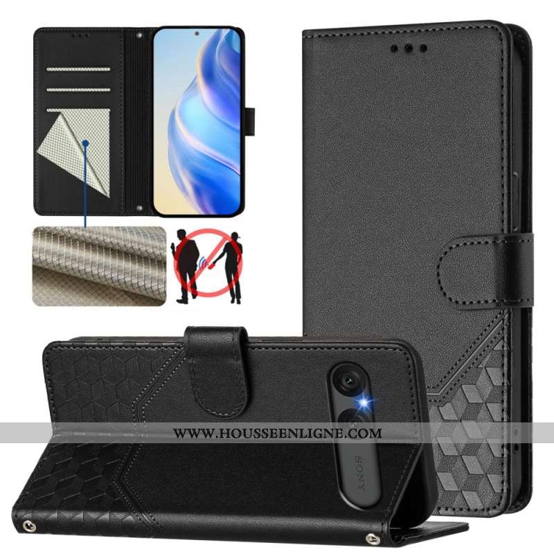 Housse Sony Xperia 10 VII Design Nid d'Abeille