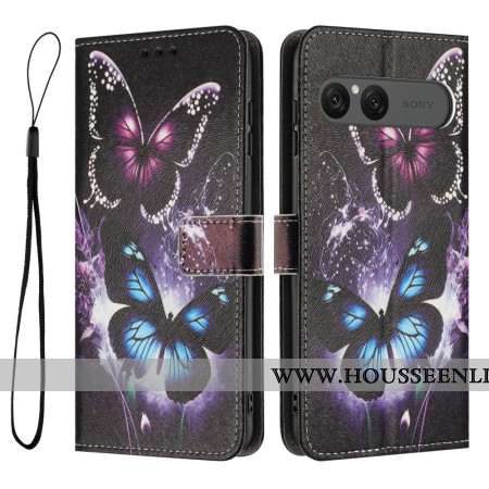 Housse Sony Xperia 10 VII Deux Papillons