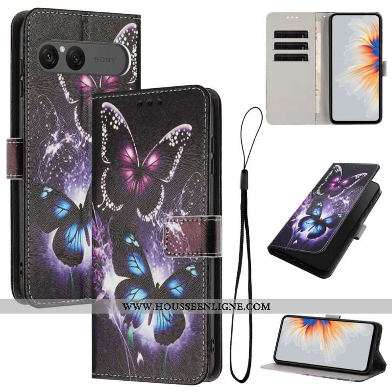Housse Sony Xperia 10 VII Deux Papillons