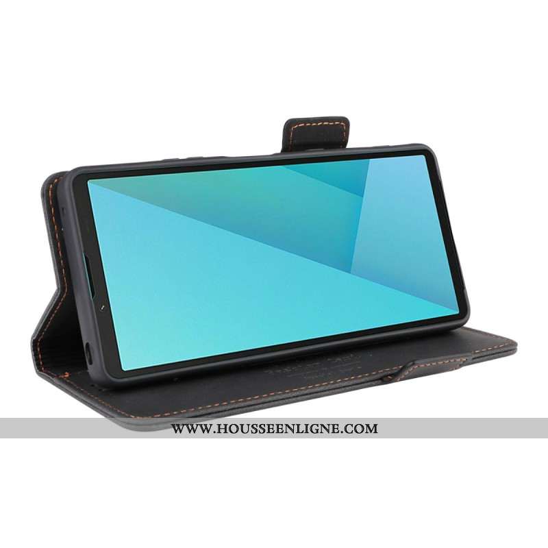 Housse Sony Xperia 10 VII Effet Daim Rétro