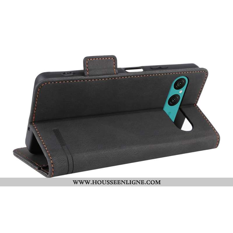 Housse Sony Xperia 10 VII Effet Daim Rétro