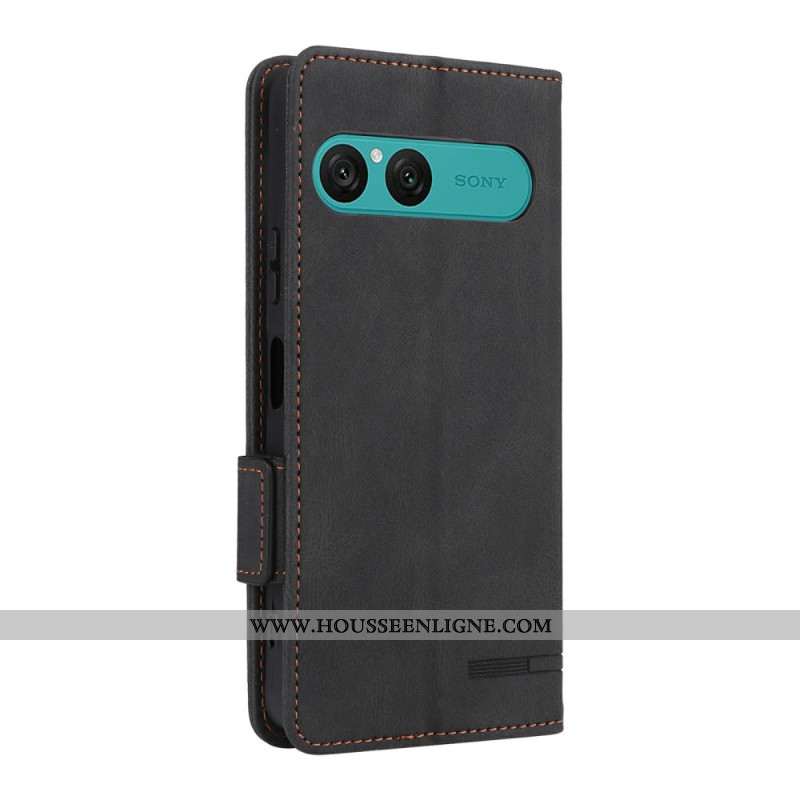 Housse Sony Xperia 10 VII Effet Daim Rétro