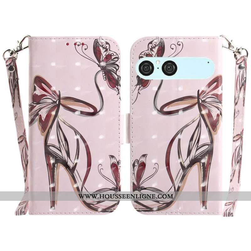 Housse Sony Xperia 10 VII Escarpin à Lanière