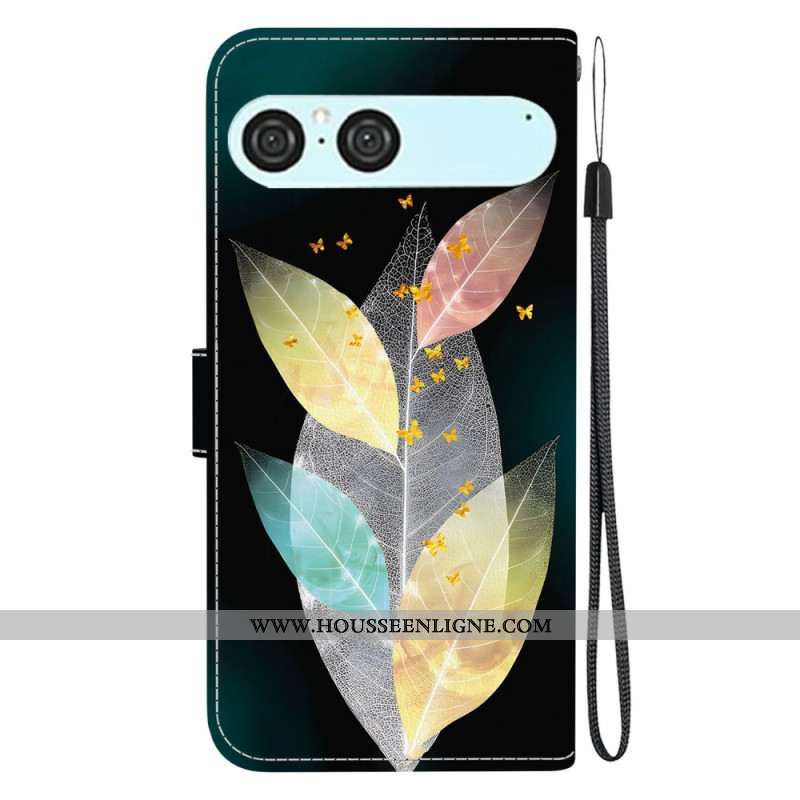 Housse Sony Xperia 10 VII Feuilles Colorées