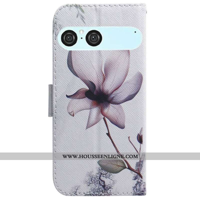 Housse Sony Xperia 10 VII Fleur Rose