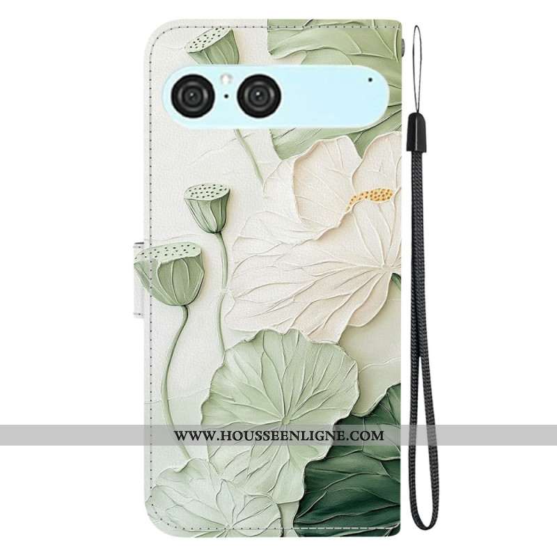 Housse Sony Xperia 10 VII Motif Lotus