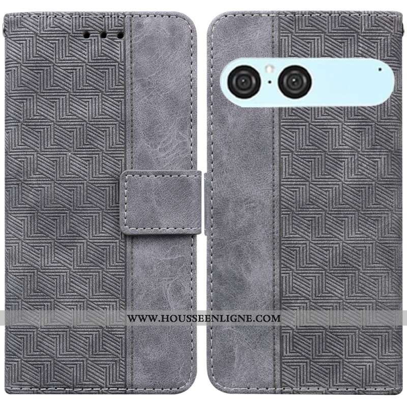 Housse Sony Xperia 10 VII Motif Tissé