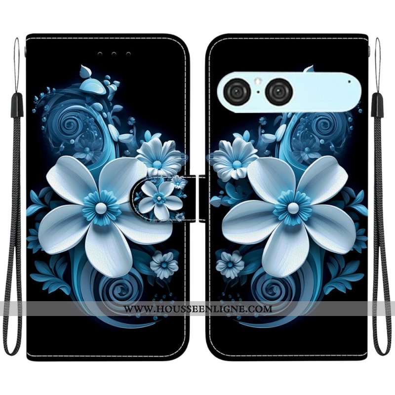Housse Sony Xperia 10 VII Orchidée Noire