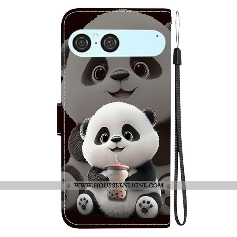 Housse Sony Xperia 10 VII Panda Biberon
