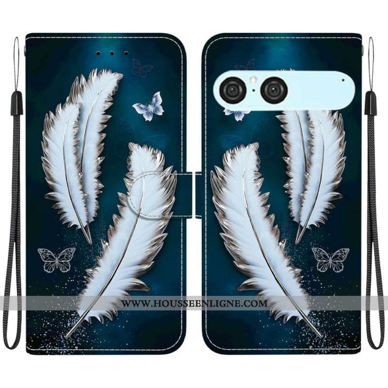 Housse Sony Xperia 10 VII Papillons Blancs