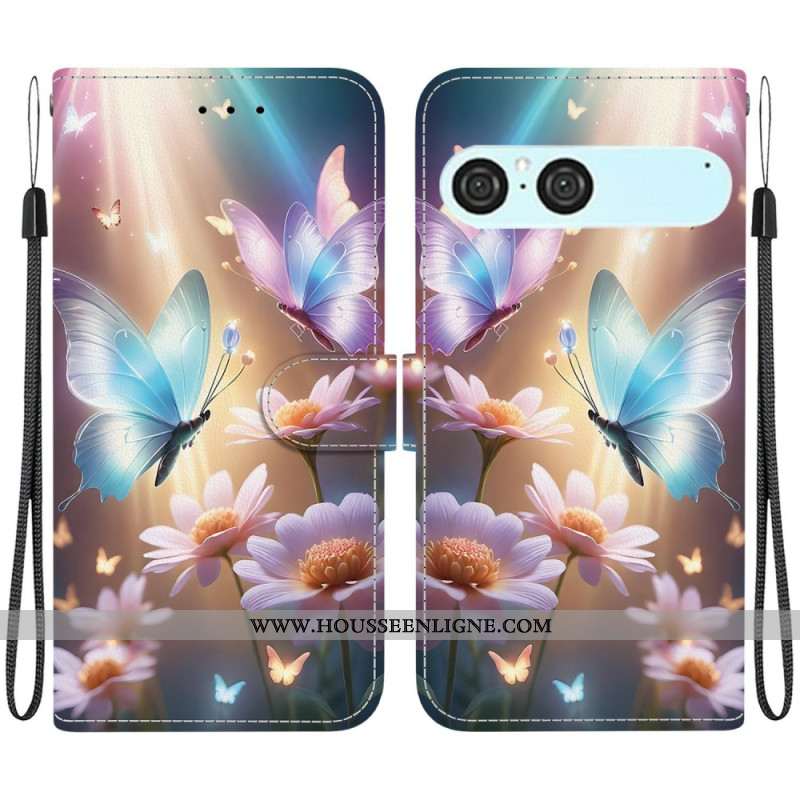 Housse Sony Xperia 10 VII Papillons Illuminiés