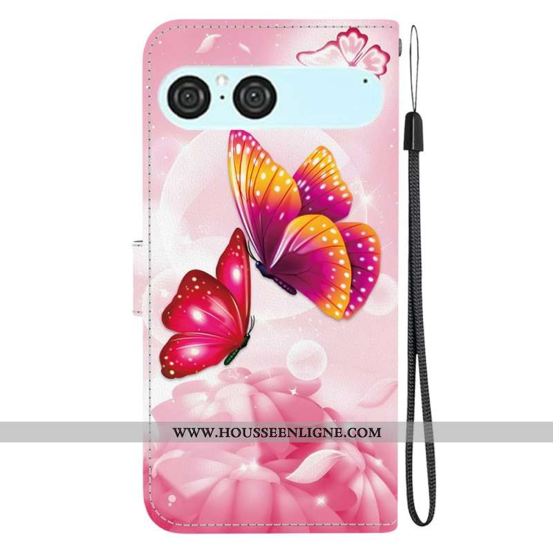 Housse Sony Xperia 10 VII Papillons Roses