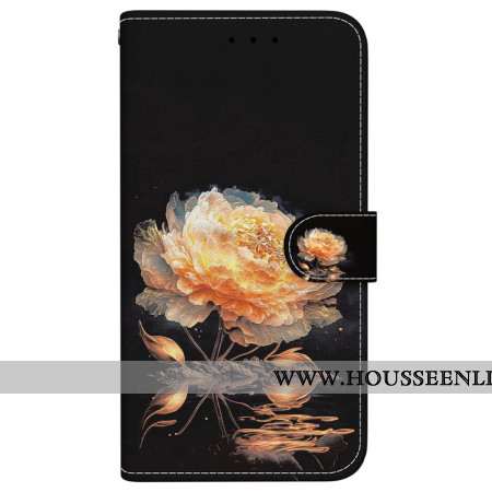 Housse Sony Xperia 10 VII Pivoine Orange