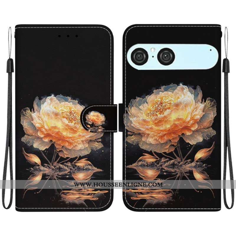 Housse Sony Xperia 10 VII Pivoine Orange