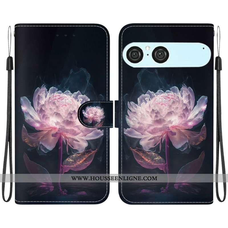 Housse Sony Xperia 10 VII Pivoine Violette