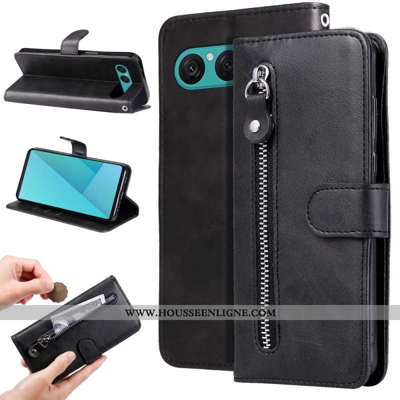 Housse Sony Xperia 10 VII Poche Zippée