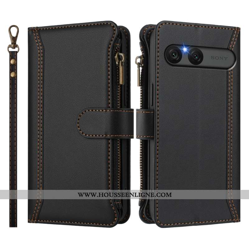 Housse Sony Xperia 10 VII Portefeuille 9 Porte-Cartes