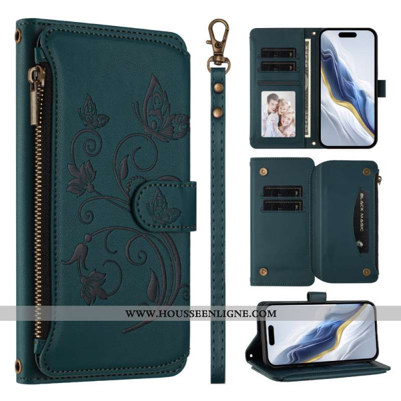 Housse Sony Xperia 10 VII Portefeuille RFID Floral