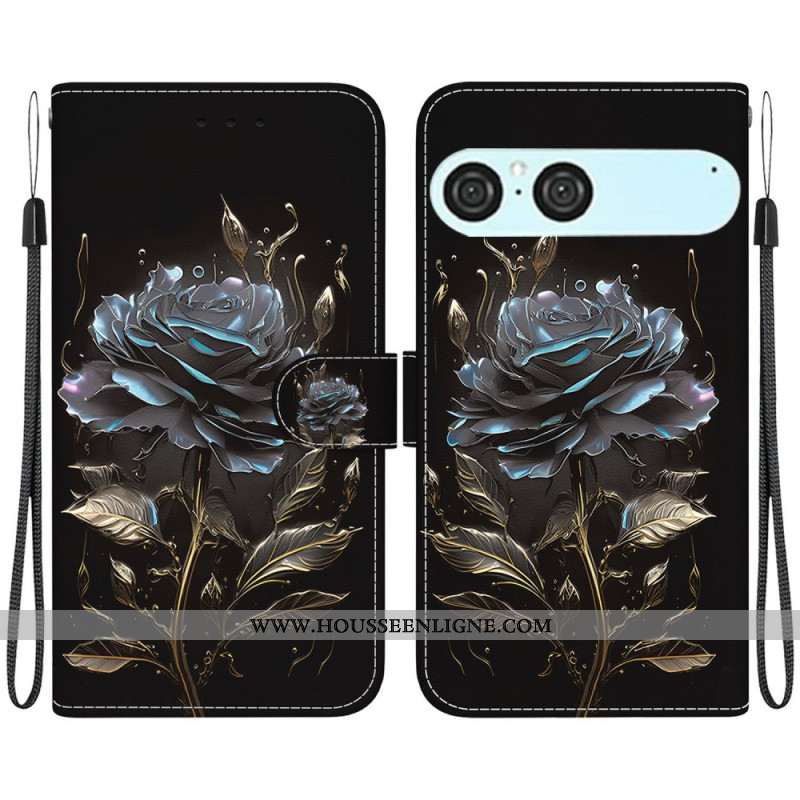 Housse Sony Xperia 10 VII Rose Noire