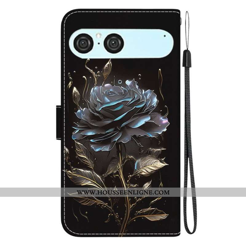 Housse Sony Xperia 10 VII Rose Noire