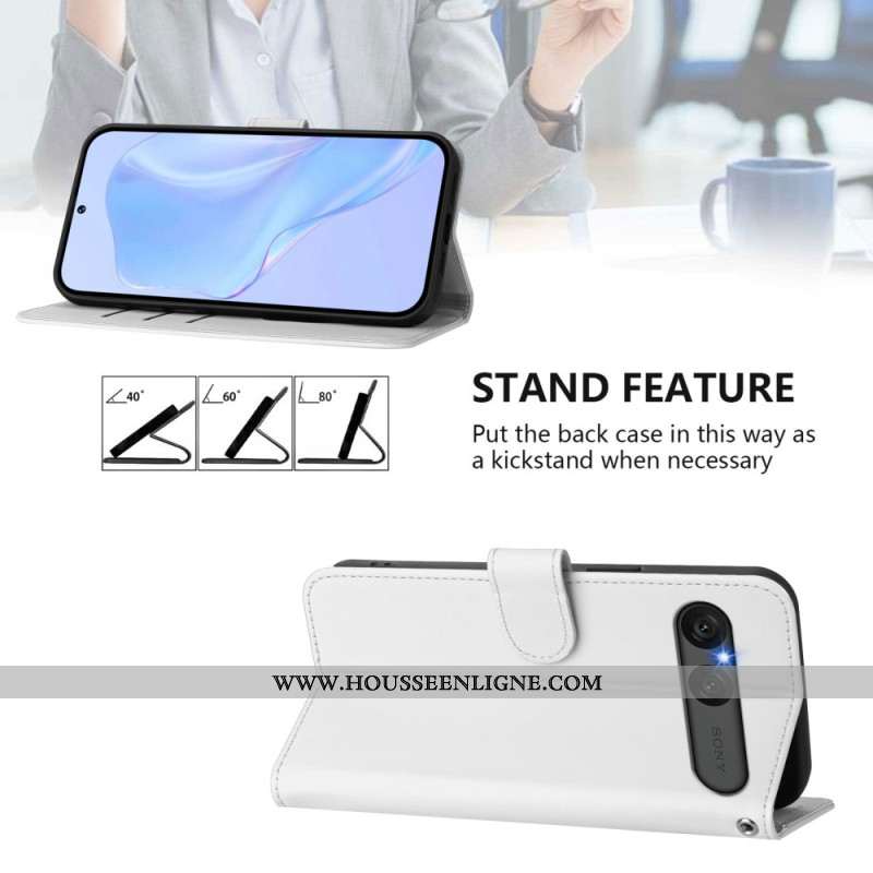 Housse Sony Xperia 10 VII Simili Cuir