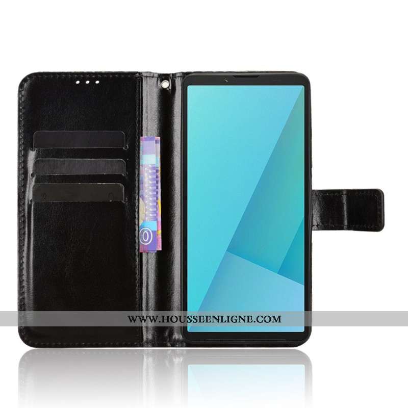Housse Sony Xperia 10 VII Simili Cuir Flashy