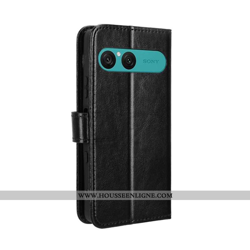 Housse Sony Xperia 10 VII Simili Cuir Flashy