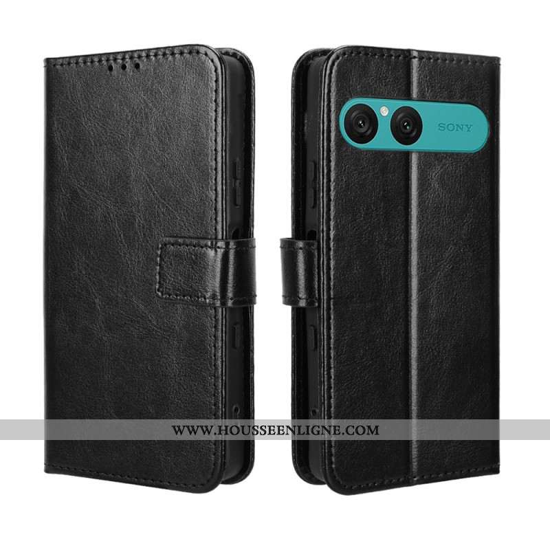 Housse Sony Xperia 10 VII Simili Cuir Flashy