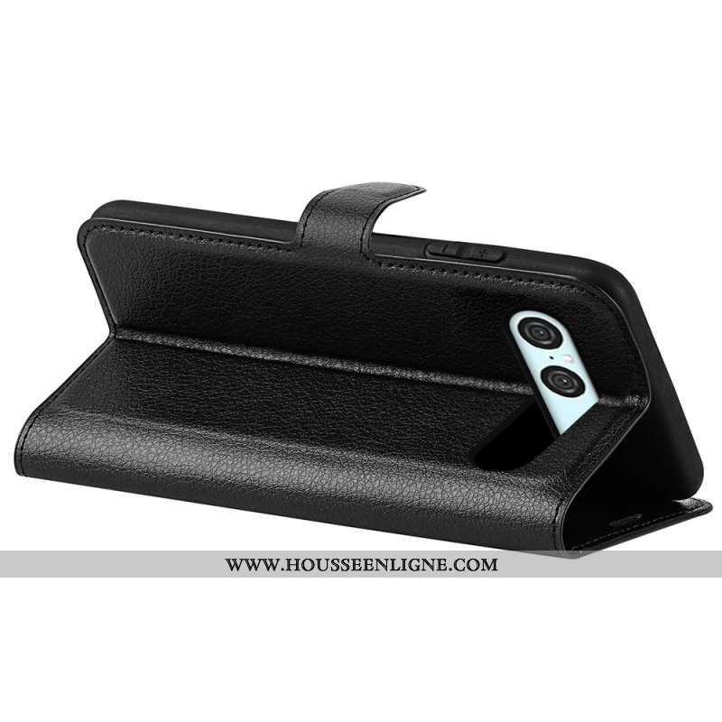 Housse Sony Xperia 10 VII Simili Cuir Litchi