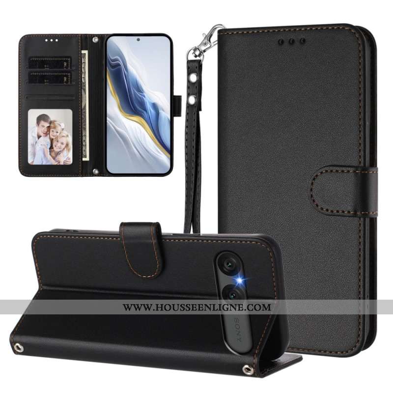 Housse Sony Xperia 10 VII Simili Cuir Uni