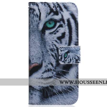 Housse Sony Xperia 10 VII Tigre Blanc
