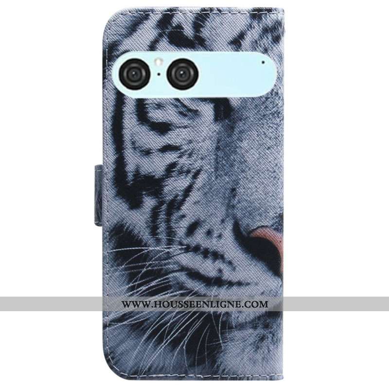 Housse Sony Xperia 10 VII Tigre Blanc