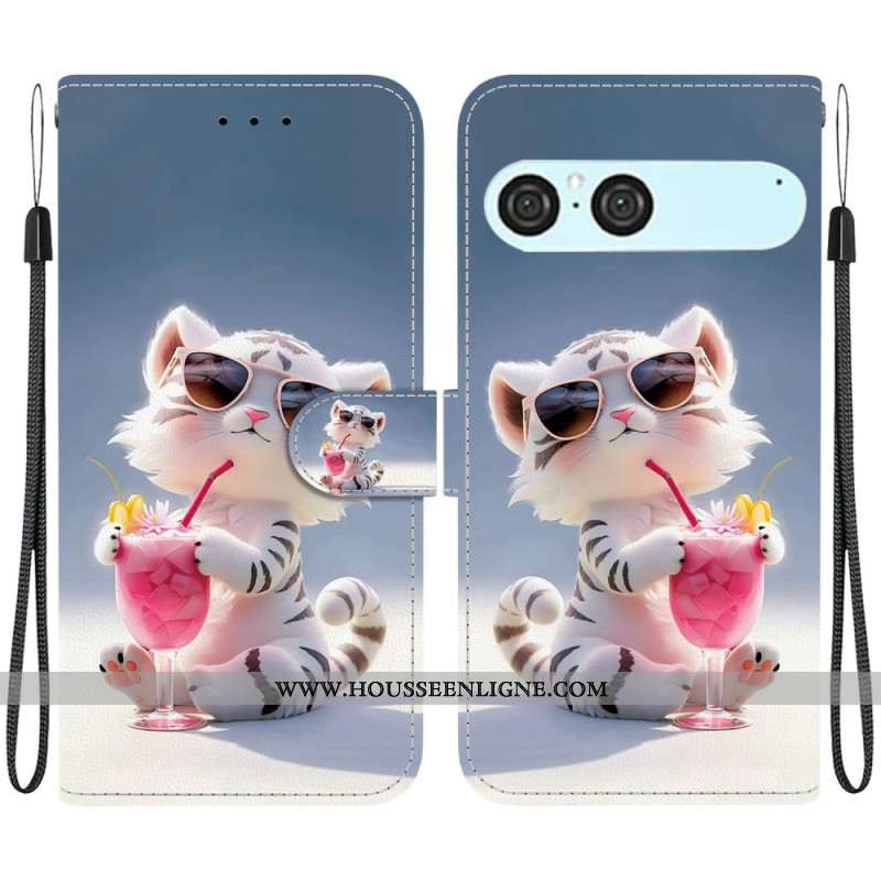 Housse Sony Xperia 10 VII Tigre Cartoon