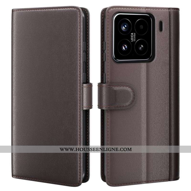 Housse Xiaomi 15 Cuir Véritable