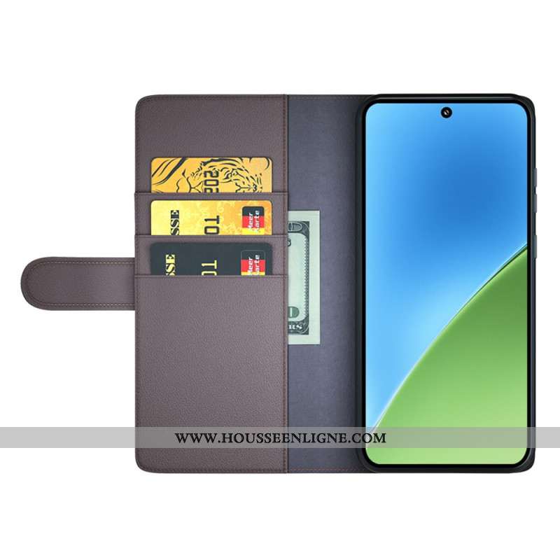 Housse Xiaomi 15 Cuir Véritable